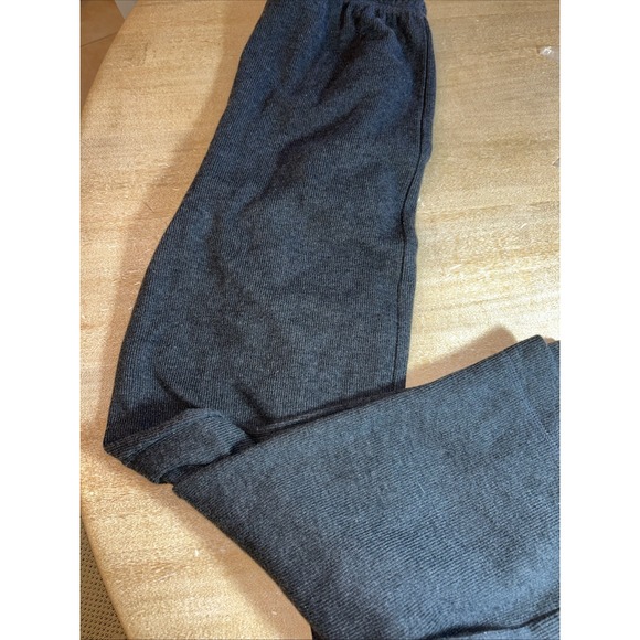 Rafaella$54 Charcoal RibbedPants Elastic Waist Band & Tag.NWT Medium
